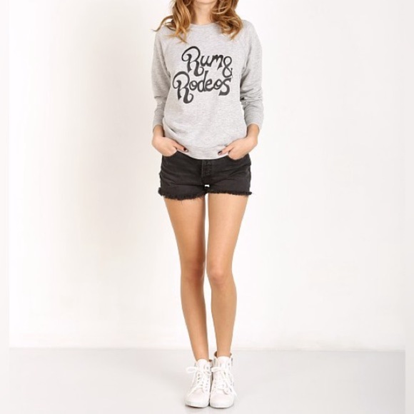 Free People Rock Denim Uptown Short- Blackbird/ Size 28 - Picture 2 of 7